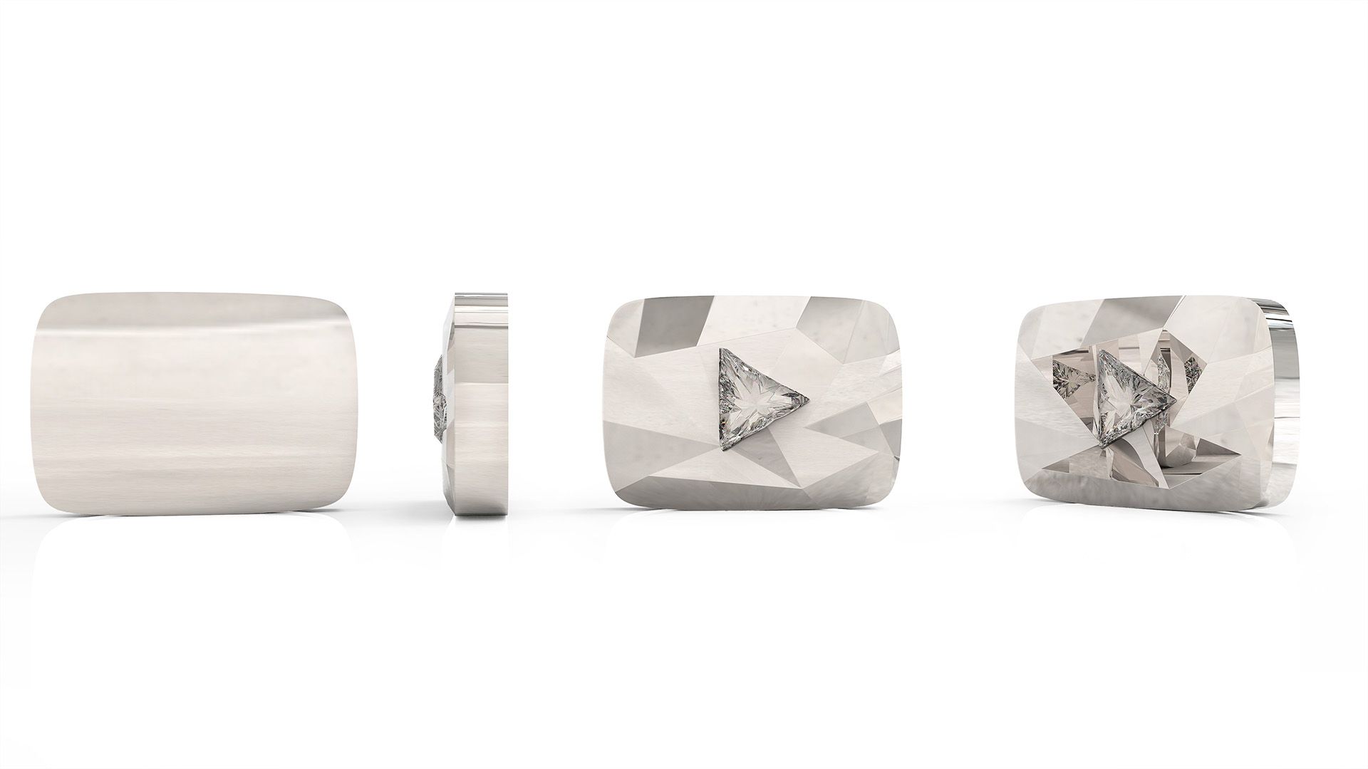 1920x1080 Diamond Play Button YouTube (3). Image - Behance
