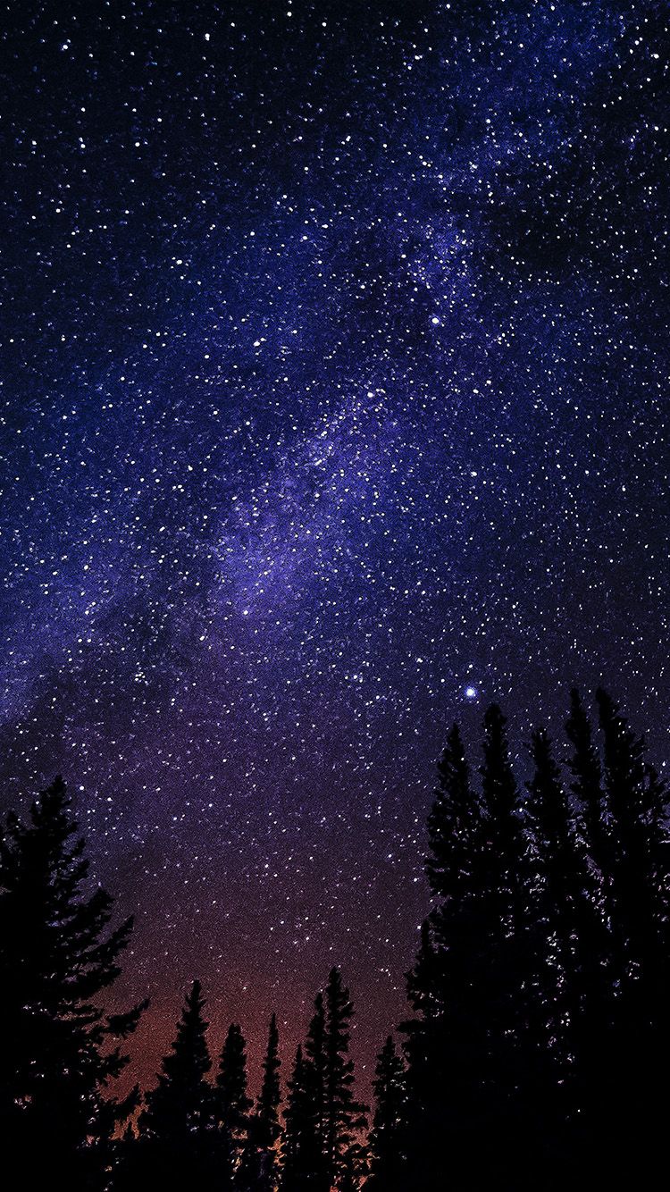 750x1334 Dark Aurora Wallpaper