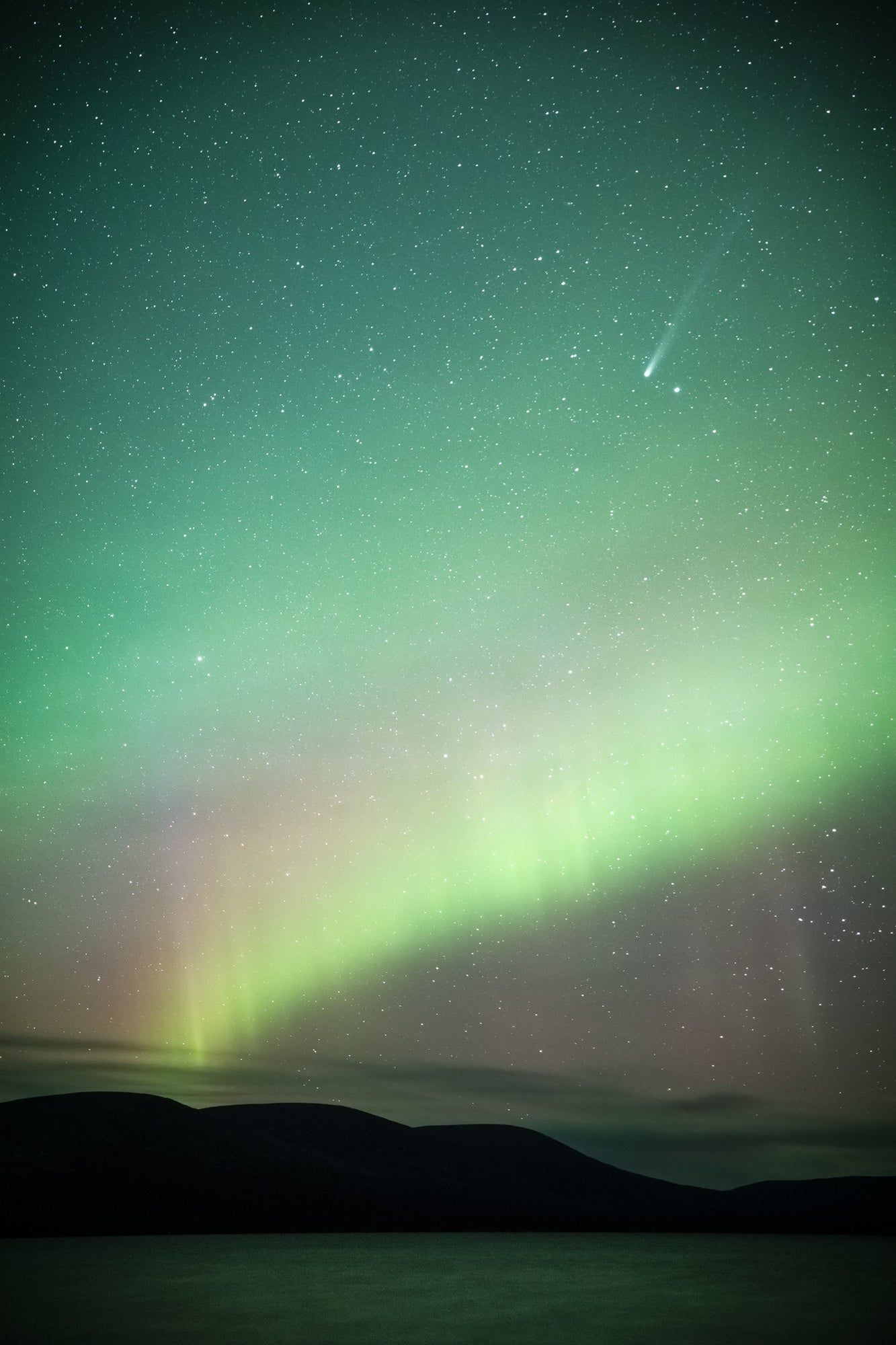 1333x2000 Behind The Shot: Chasing Northern Light And A Passing Visitor