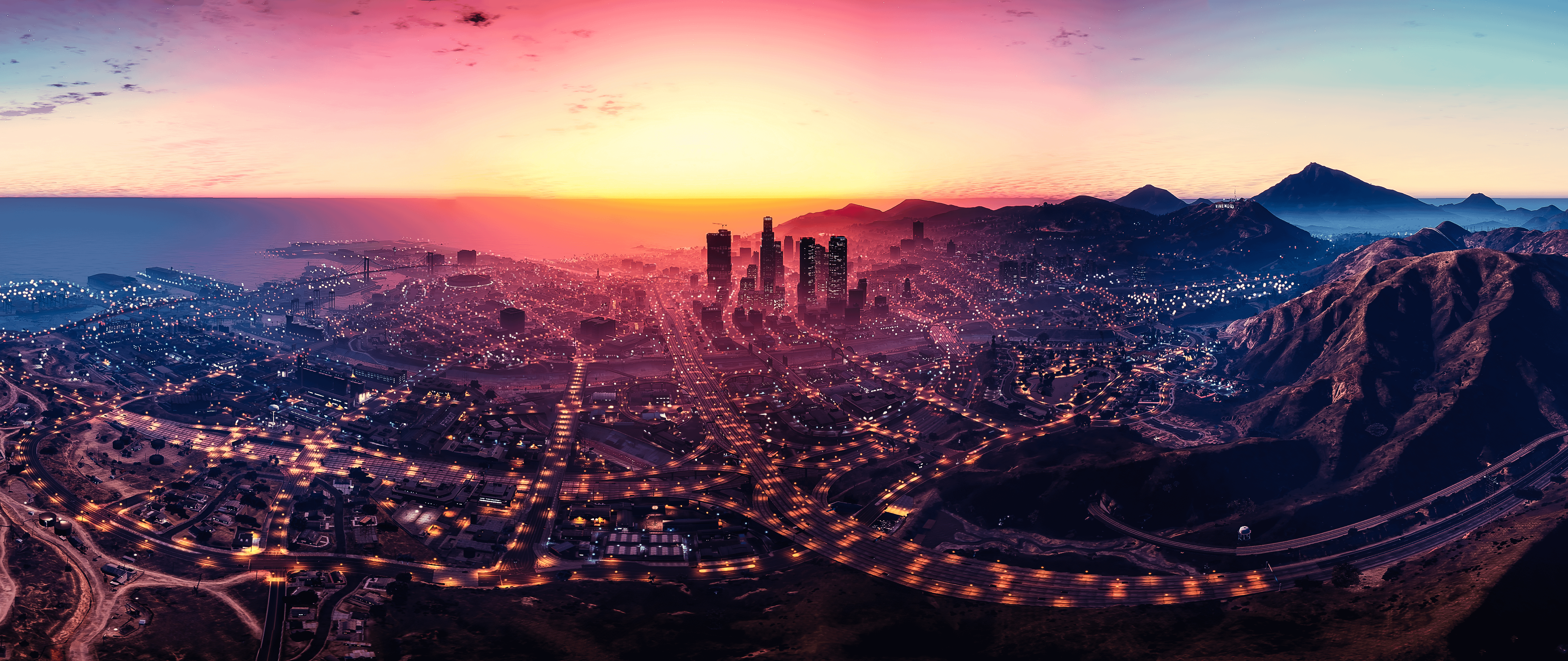 5120x2160 Los Santos Panorama (GTA V) [5120x2160]