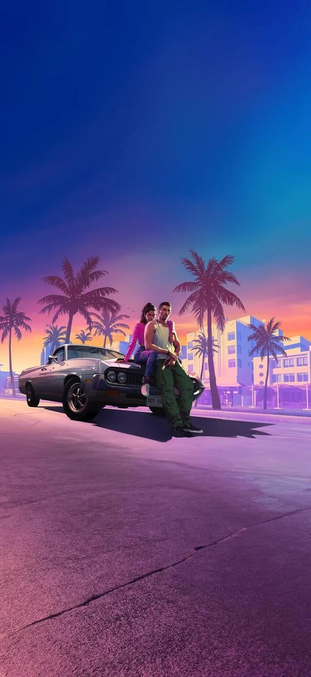 640x1391 GTA 6 ultra wide artwork