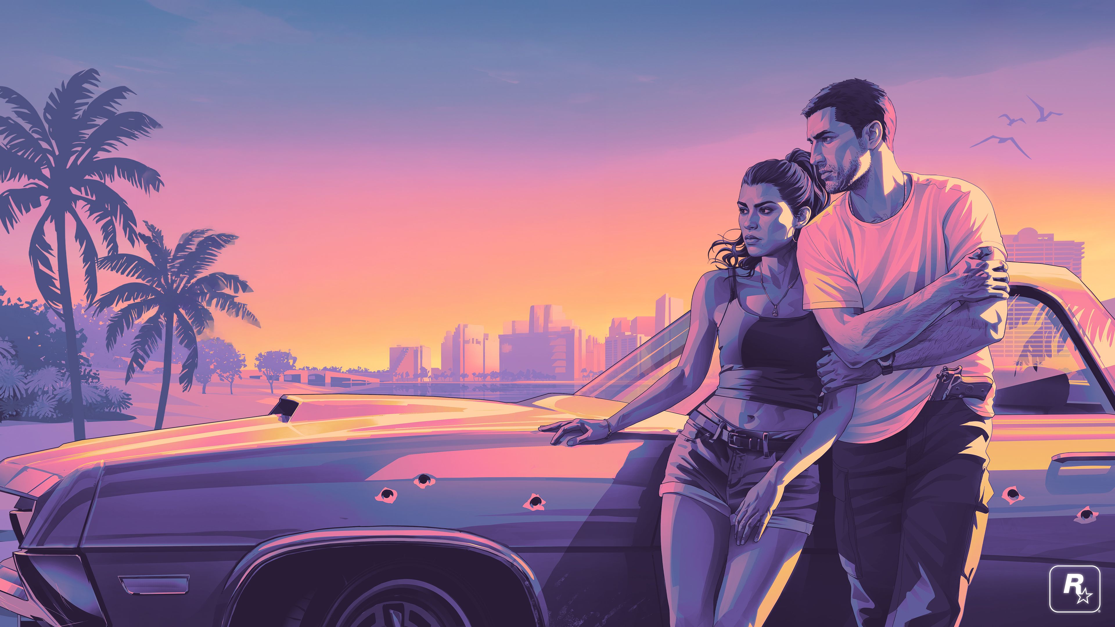 3840x2160 Grand Theft Auto VI Wallpaper 4K, Album cover, Artwork, 2026 Games