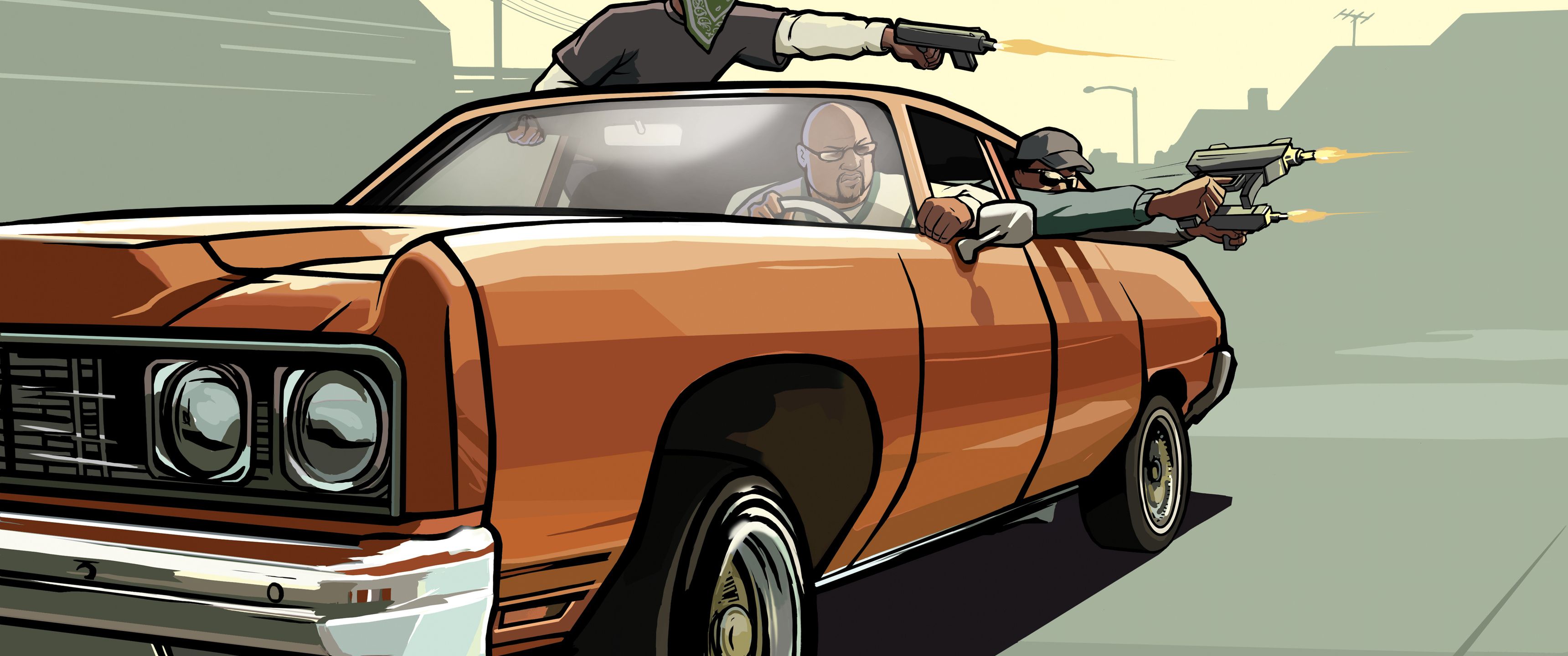 3440x1440 Gta San Andreas Key Art 5k UltraWide Quad HD 1440P , HD 4k Wallpaper, Image, Background, Photos and Picture