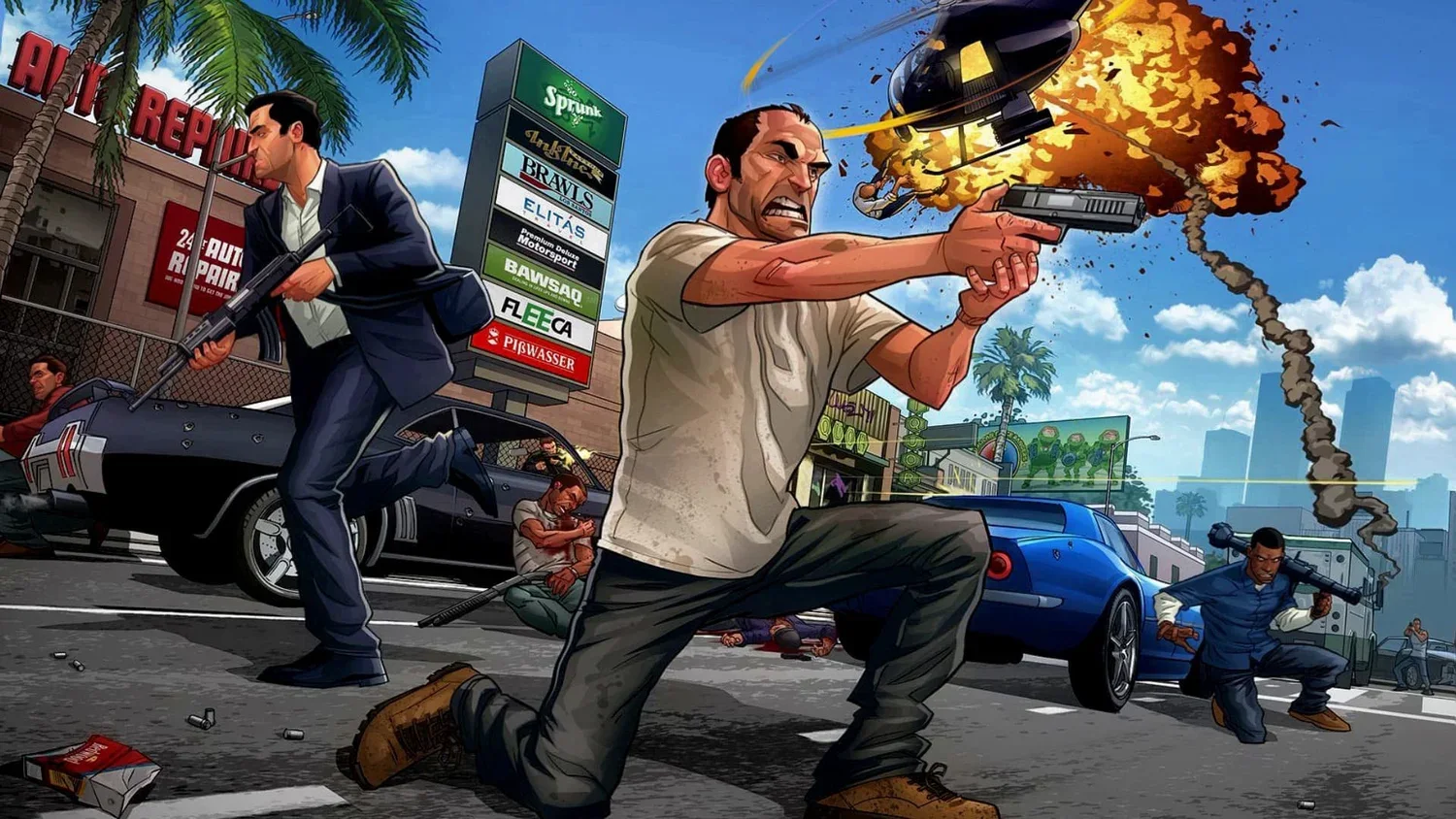 1500x844 Best GTA 5 Wallpaper for Wallpaper Engine