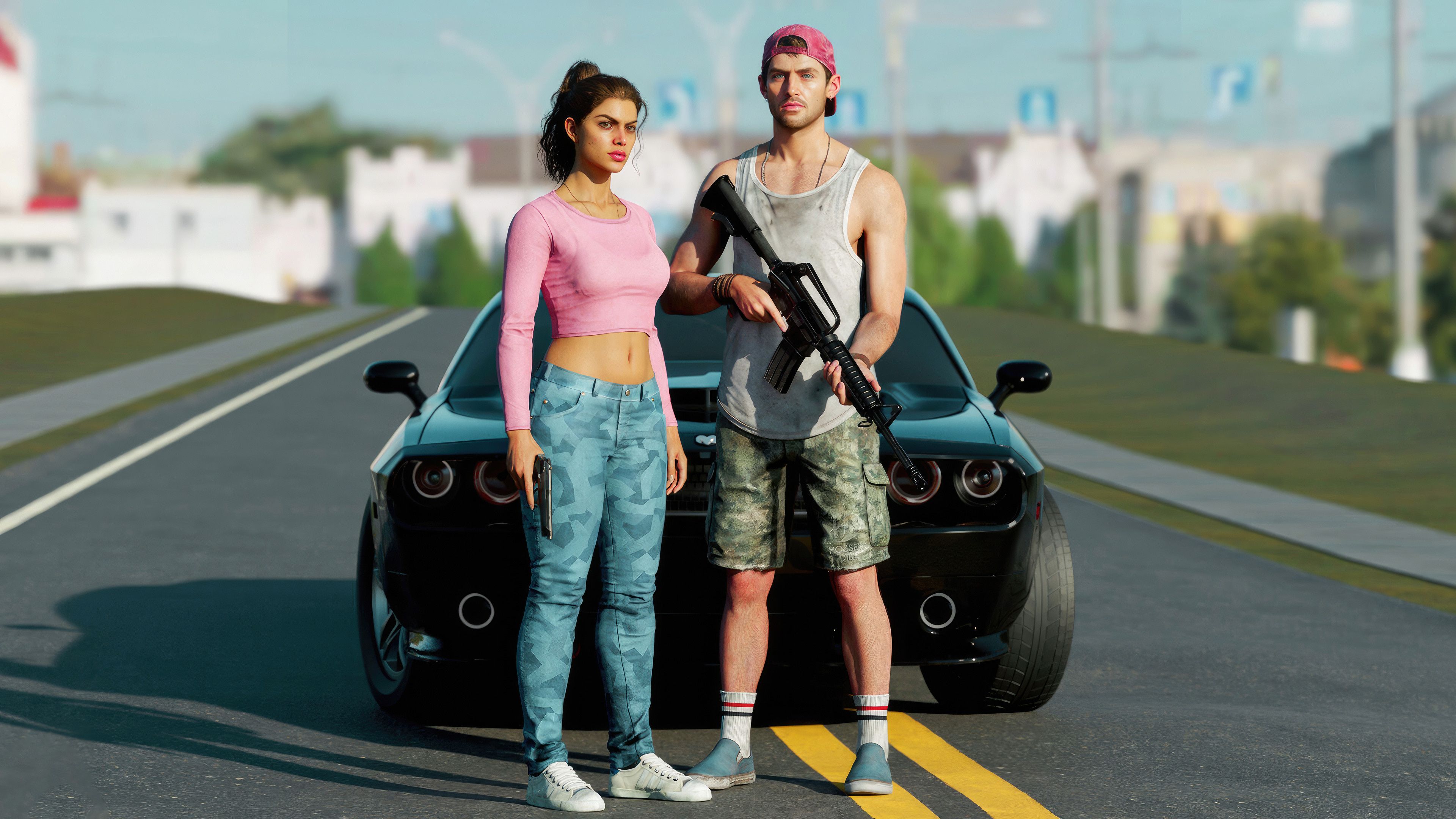 3840x2160 Gta 6 Jason And Lucia 4k UltraWide Quad HD 1440P , HD 4k Wallpaper , Image, Background, Photos and Picture
