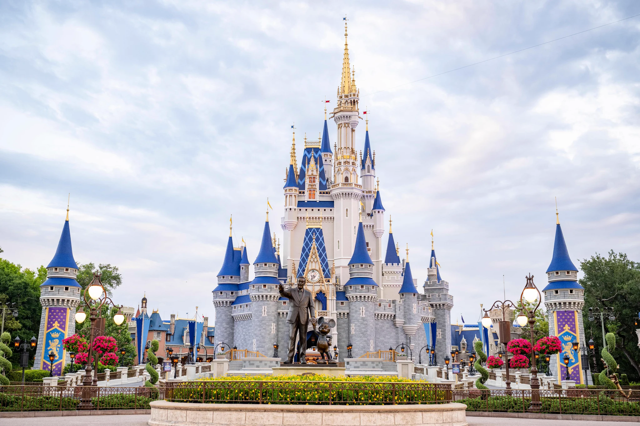 2048x1365 Disney Parks On X: An Updated Look At The Almost Complete Cinderella Castle At Magic Kingdom