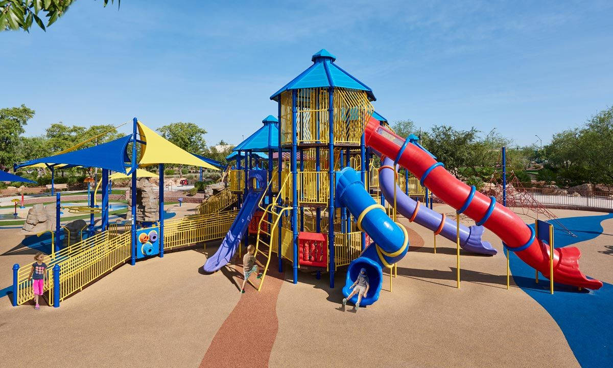 1200x720 Download Large Playground Slides Wallpaper