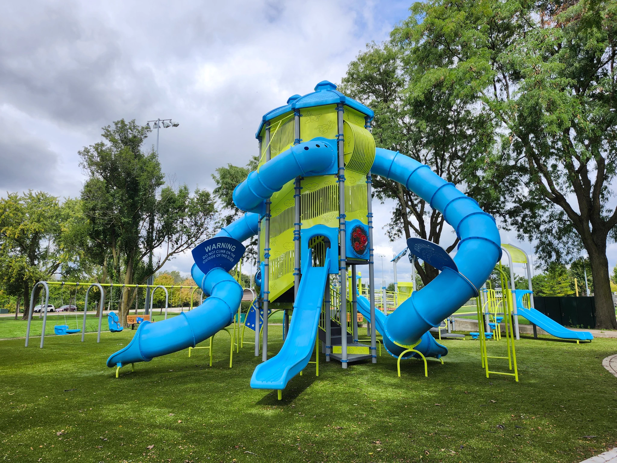 2048x1536 Naperville Park District On X: The Newly Renovated Knoch Park Playground Is Now Open! Stop By To Check Out Some Of The Unique, New Features Like An Inclusive Spinner, Stone Climber, 17 Foot