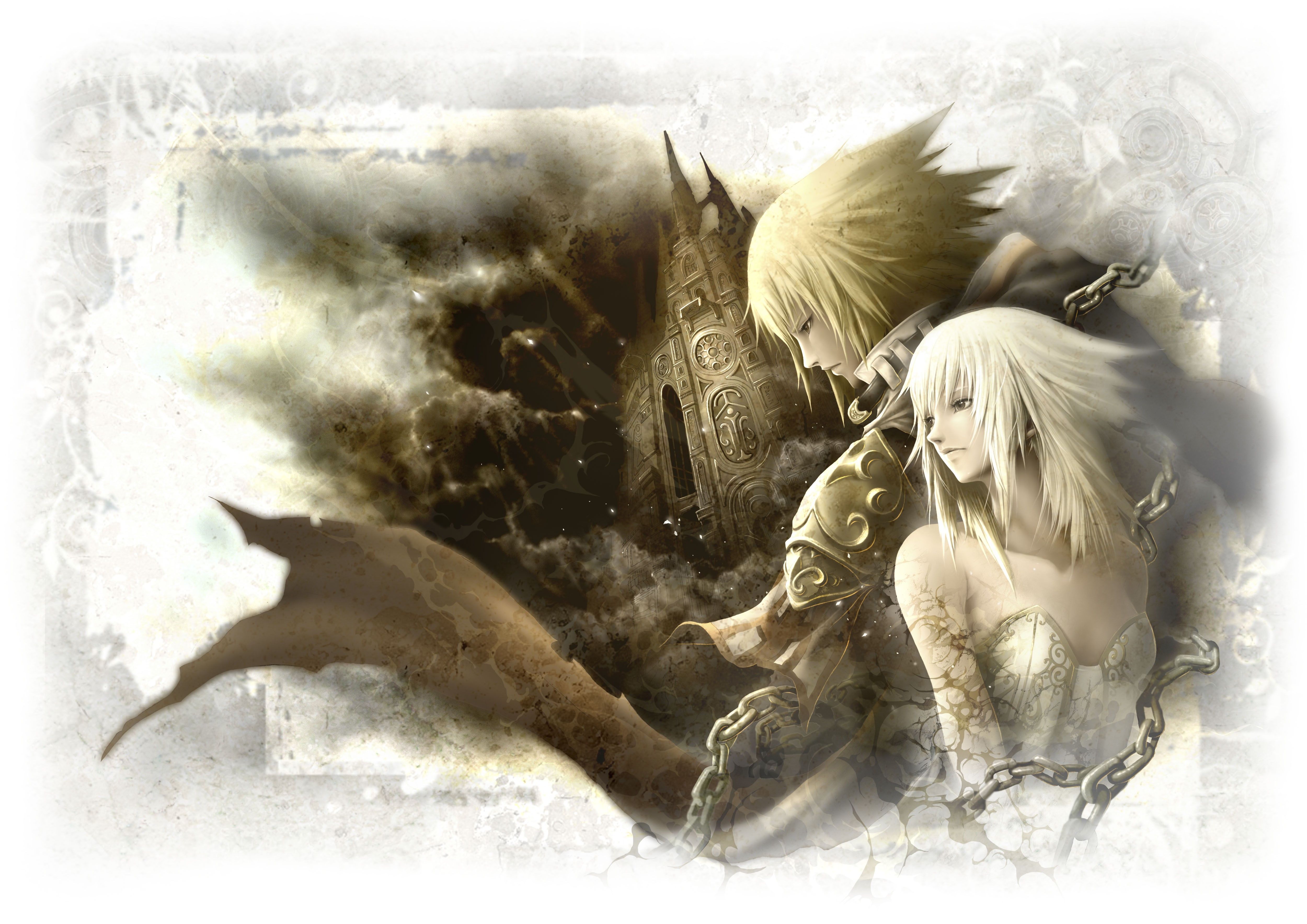 5000x3536 Download Elena (Pandora's Tower) Aeron (Pandora's Tower) Video Game Pandora's Tower 4k Ultra HD Wallpaper