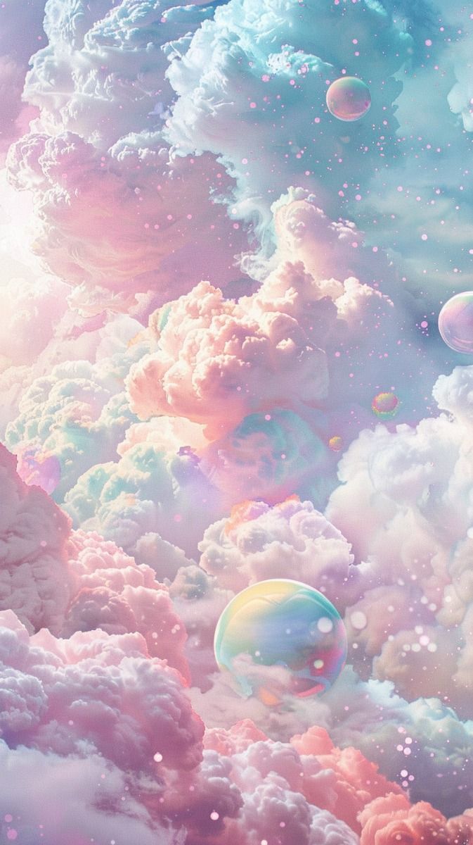 673x1200 Summer Dream: Pastel Paradise iPhone Wallpaper