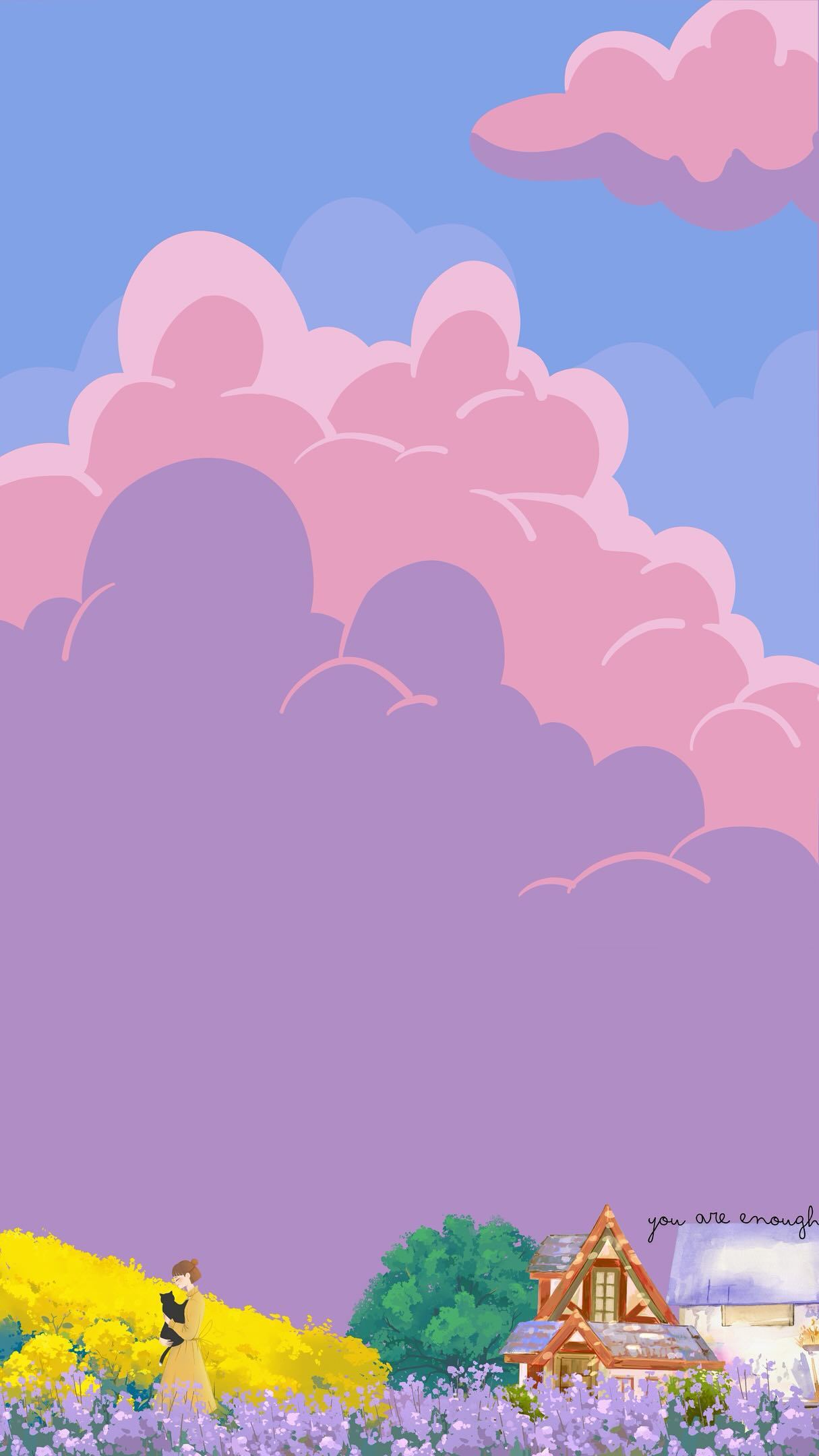 1215x2160 Pastel Dream Wallpaper Wallpaper's Ko Fi Shop