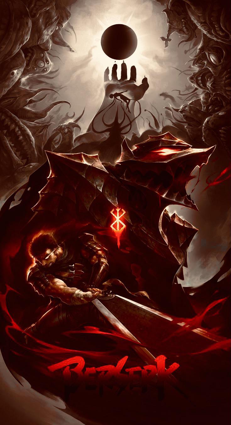 735x1352 Edited Berserk wallpaper