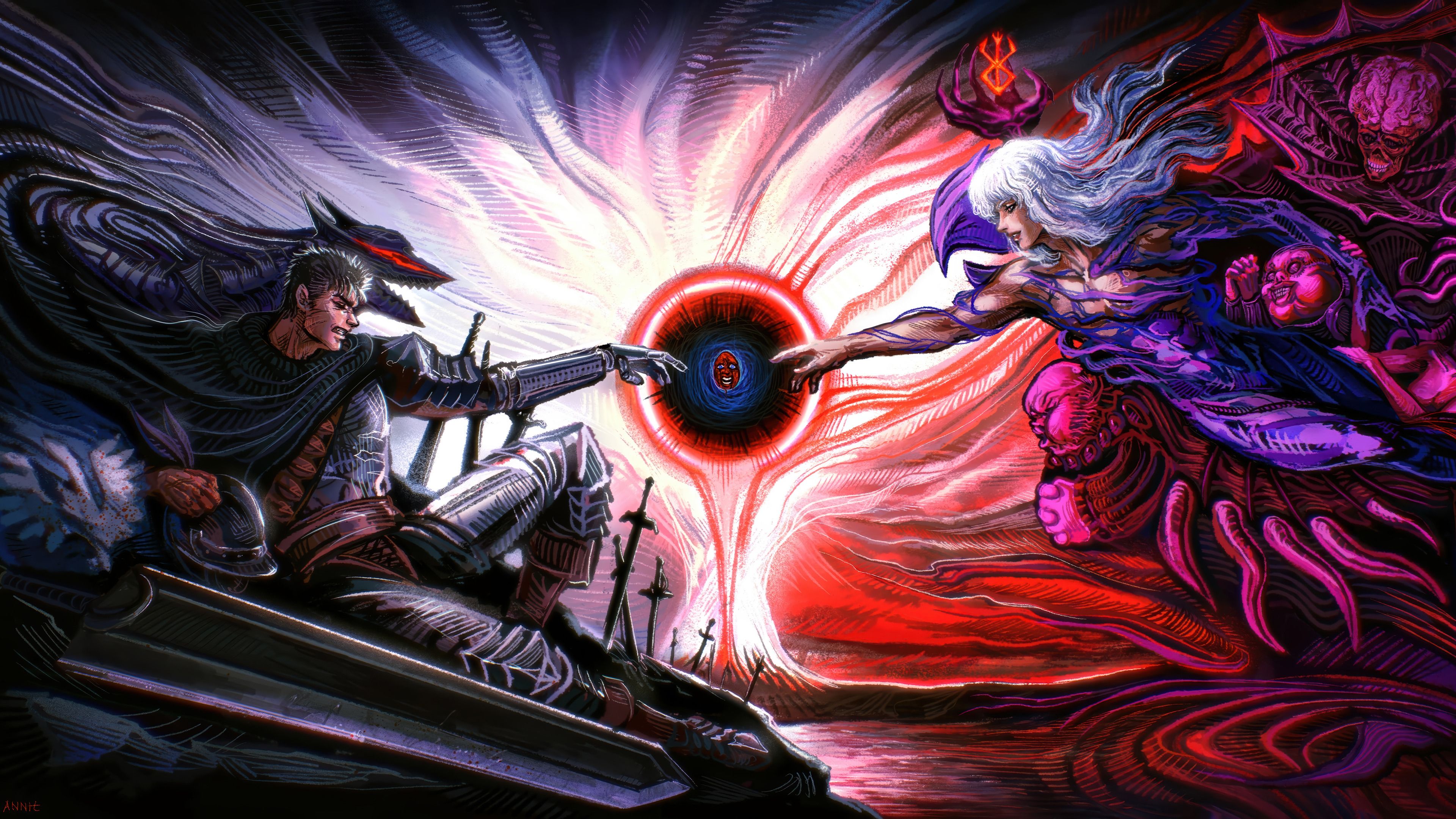 3840x2160 Berserk HD 4K Wallpaper PC & Phone
