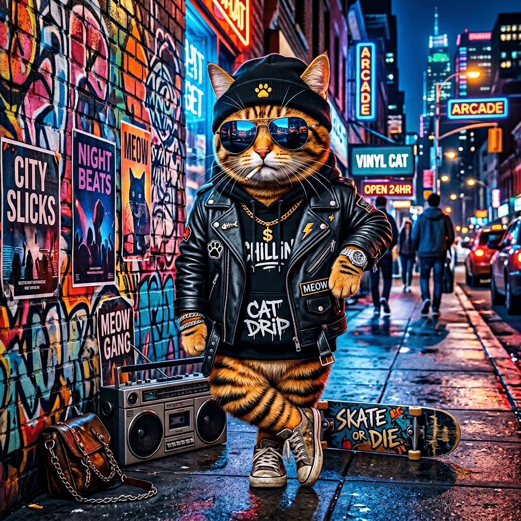 1024x1024 Pixel Cat: Unique Art For Cat Lovers. AI Art Generator. Easy Peasy.AI