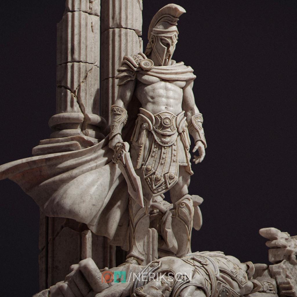 1024x1024 Achilles Art Decor