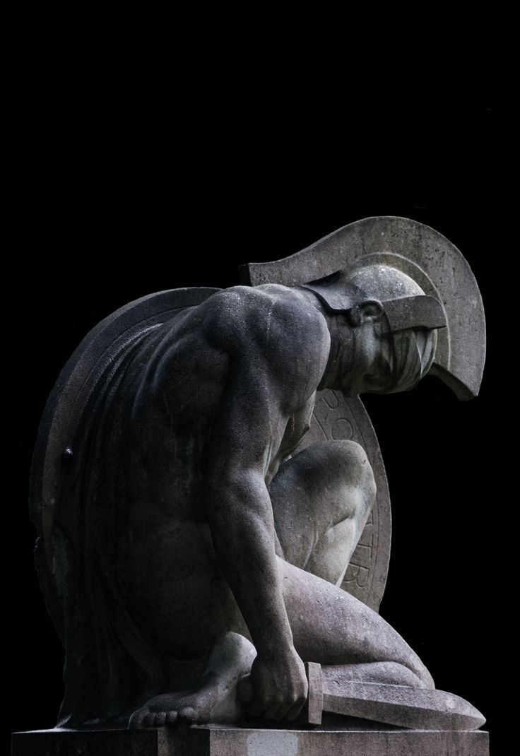 736x1070 Greek god statue back. Greek spartan statue, Spartan sculpture, Achilles painting