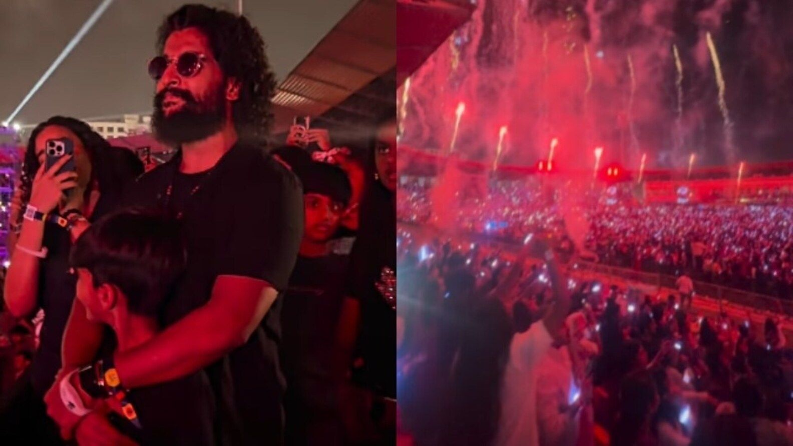 1584x891 Nani's proud wife records him as crowd sings Aaya Sher at Anirudh Ravichander's concert; Sitara meets Mahesh Babu fans