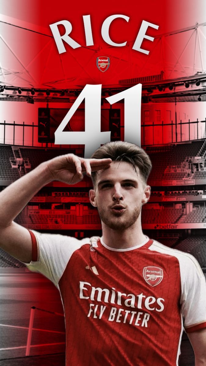 675x1200 Request!! #DeclanRice #Arsenal #Football #Wallpaper #Collage #PremierLeague