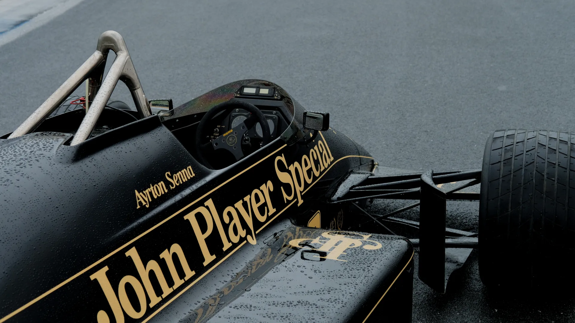 1920x1080 Lotus pays tribute to Ayrton Senna's first F1 victory