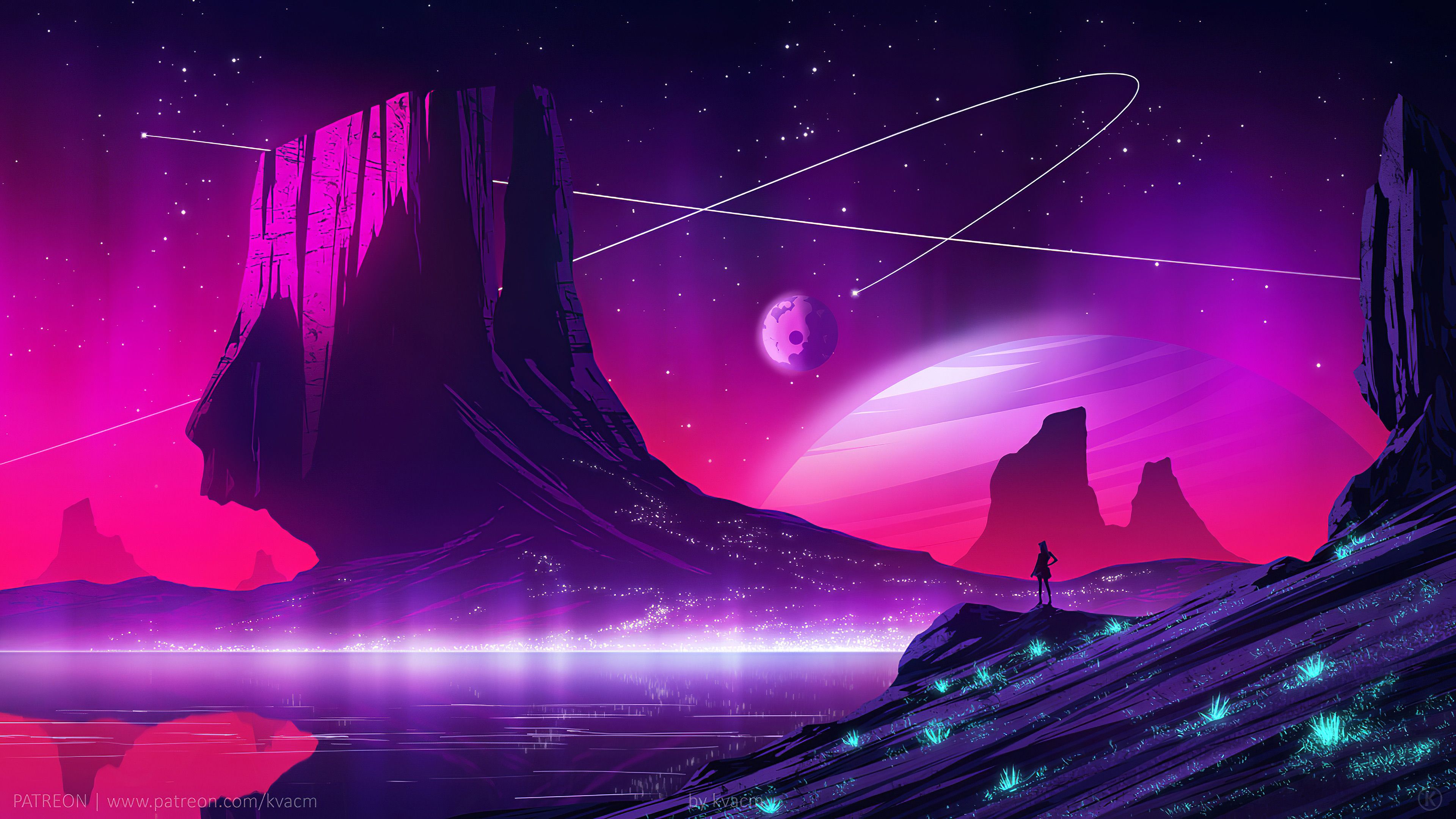 3840x2160 Planetary Dream Pink 4k Wallpaper, HD Artist Wallpaper, 4k Wallpaper, Image, Background, Photos and Picture