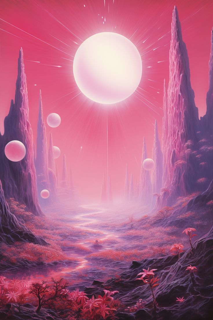 736x1104 Whimsical Sci Fi Space Wallpaper. Arte Surreale, Sognare Arte, Acqua