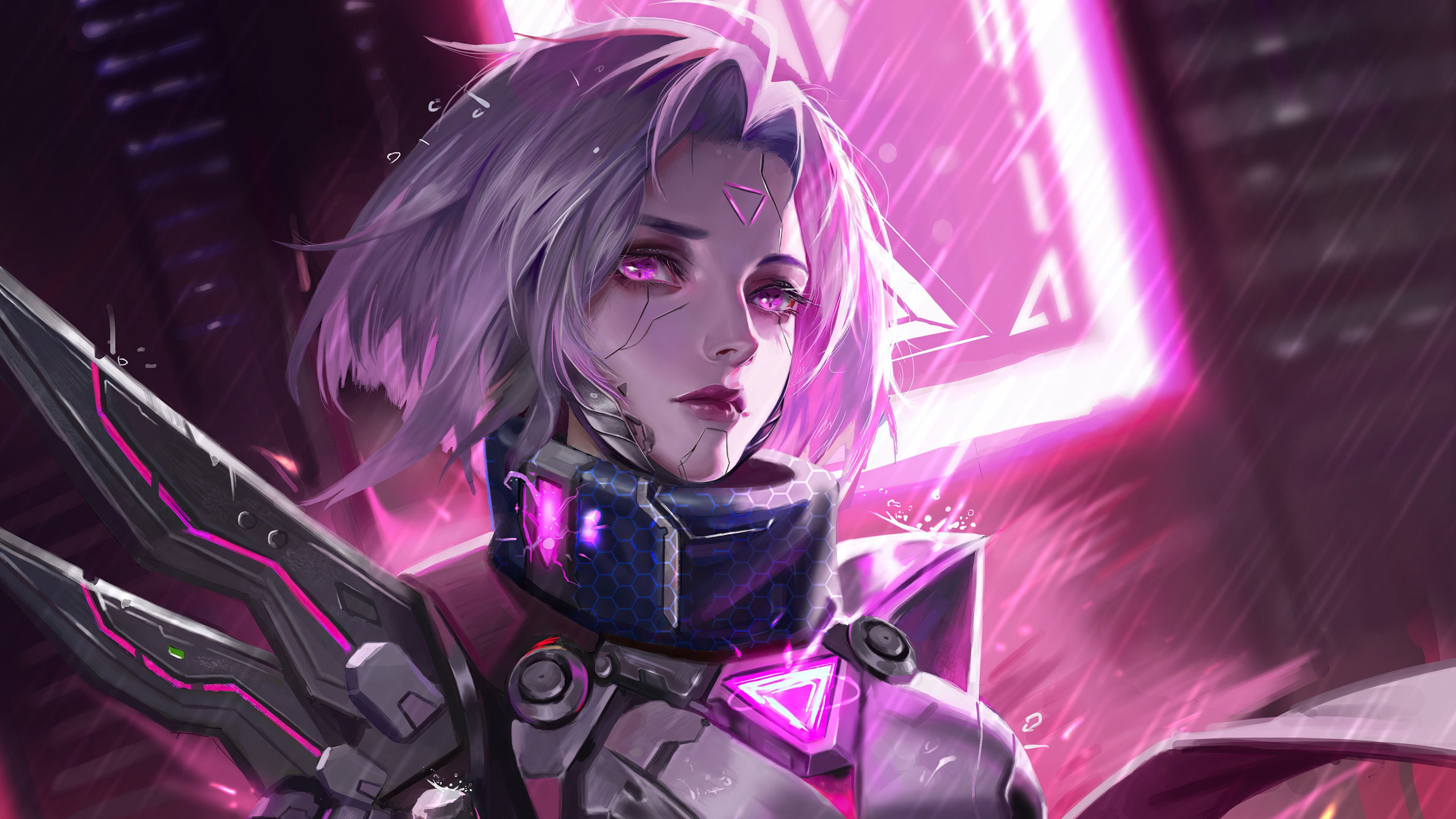 3840x2159 Scifi Girl 4k Wallpaper, HD Artist Wallpaper, 4k Wallpaper, Image, Background, Photos and Picture