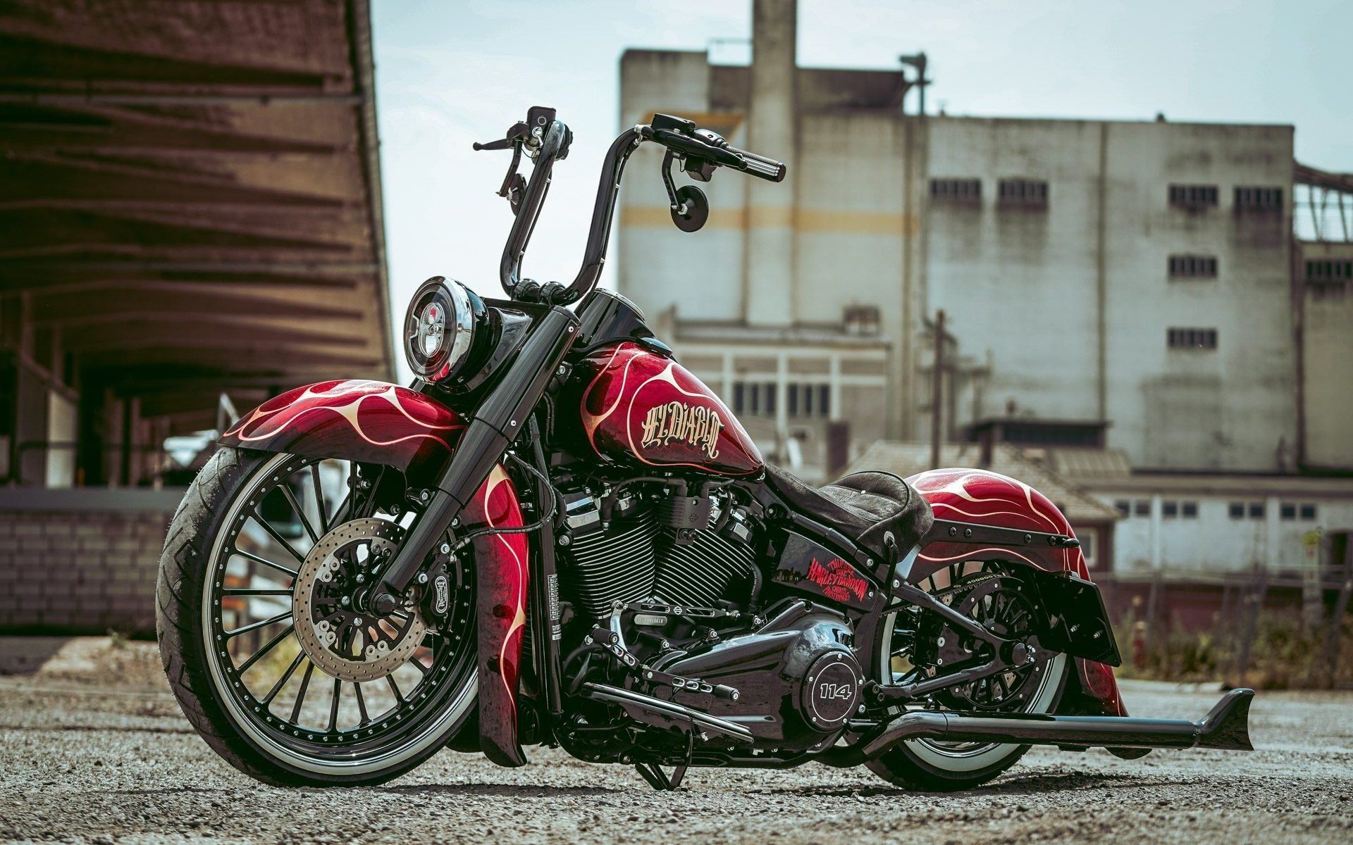 1920x1200 Download Motorcycle Harley Davidson Vehicle Custom Motorcycle HD Wallpaperx1200