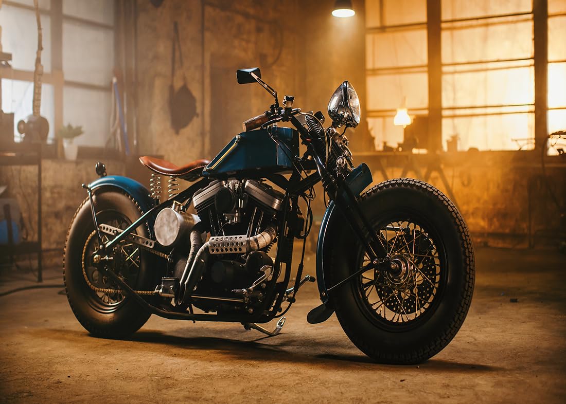 1100x786 Amazon.com : BELECO 7x5ft Fabric Garage Motorcycle Backdrop Vintage Retro Motorbike Background for Photography Kids Adults Birthday Party Decorations Photo Studio Shooting Props