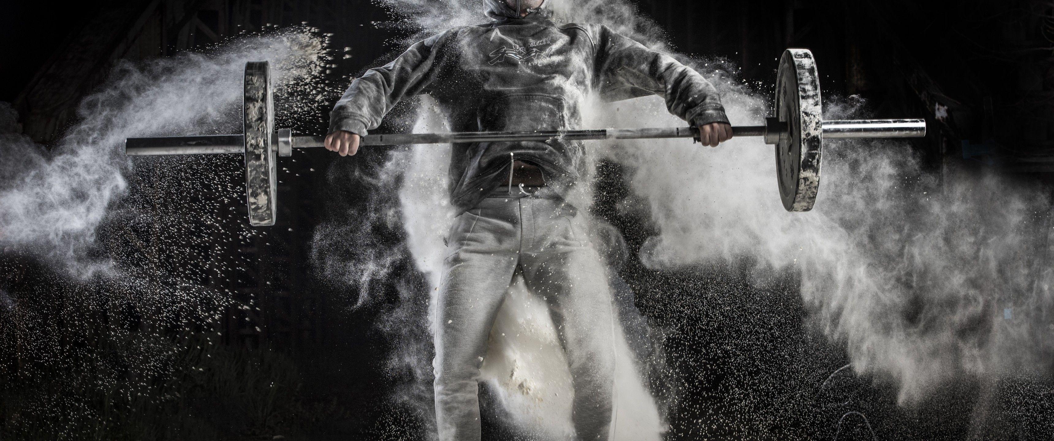 3440x1440 Download 3440x1440 Weightlifting, Hoodie, Sport Wallpaper