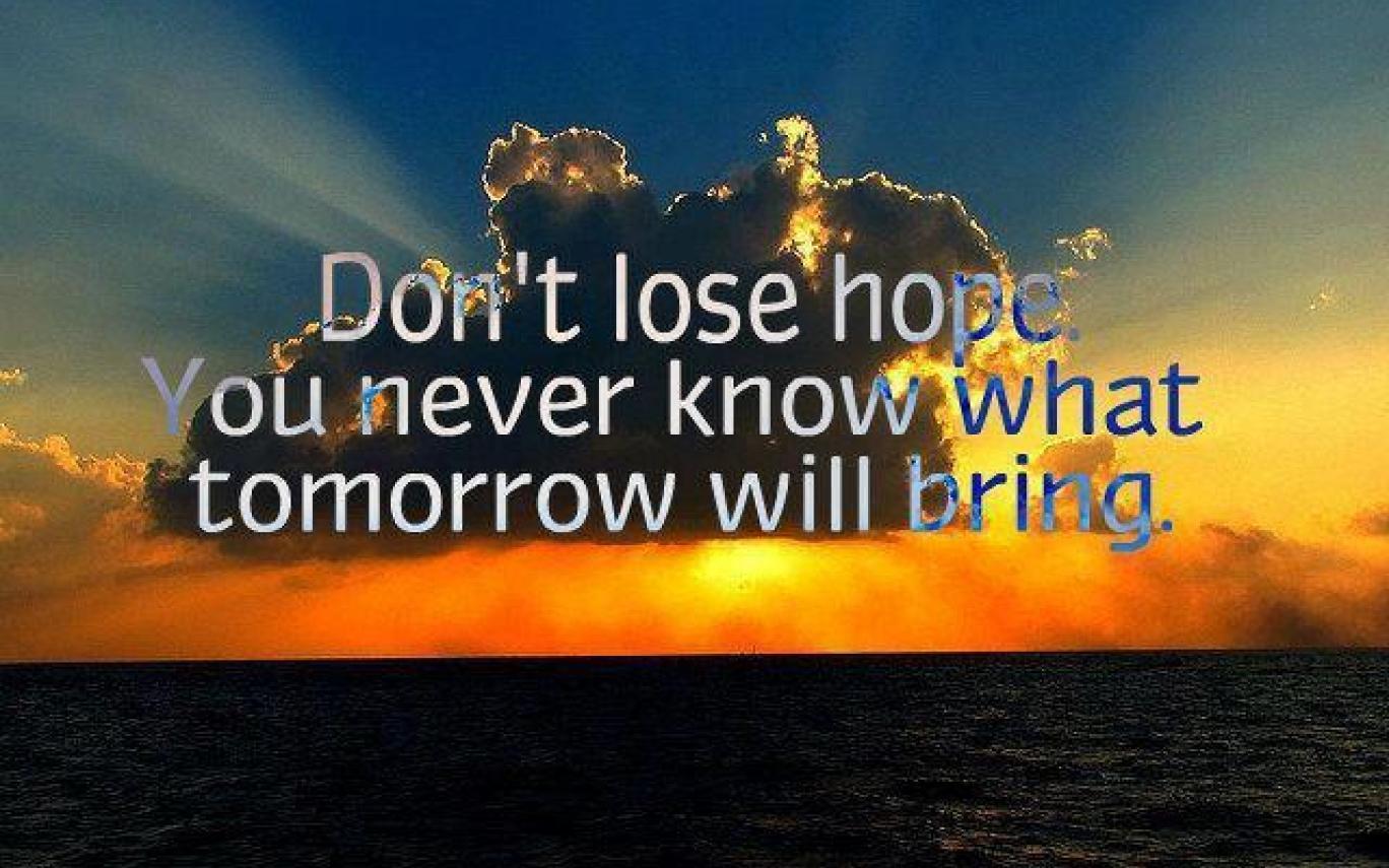 1368x855 Never Lose Hope Wallpaper