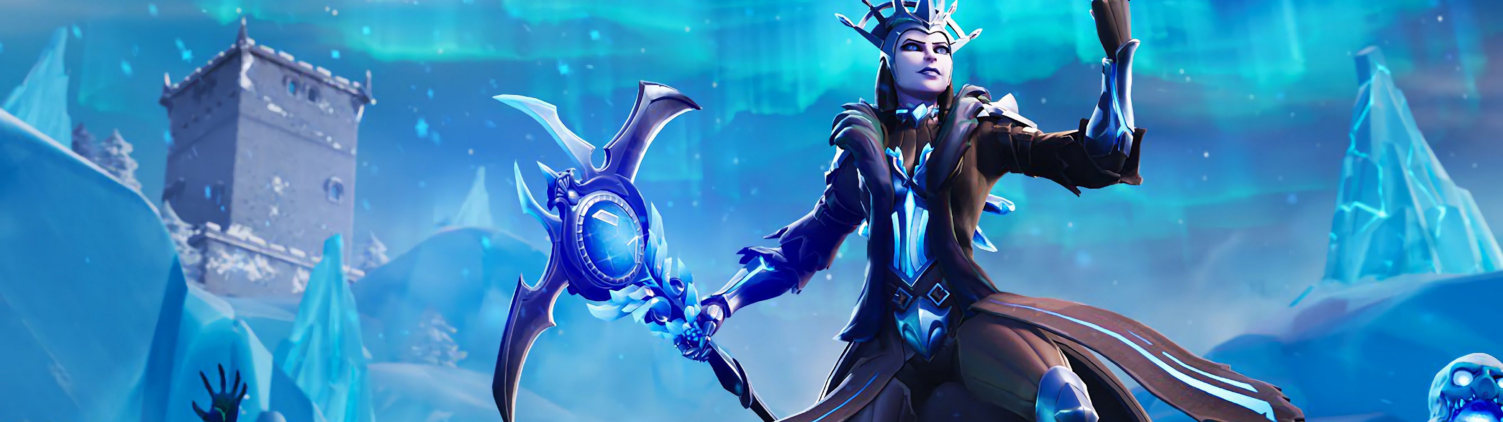 5120x1440 Fortnite Battle Royale The Ice Queen 4K Wallpaper HD