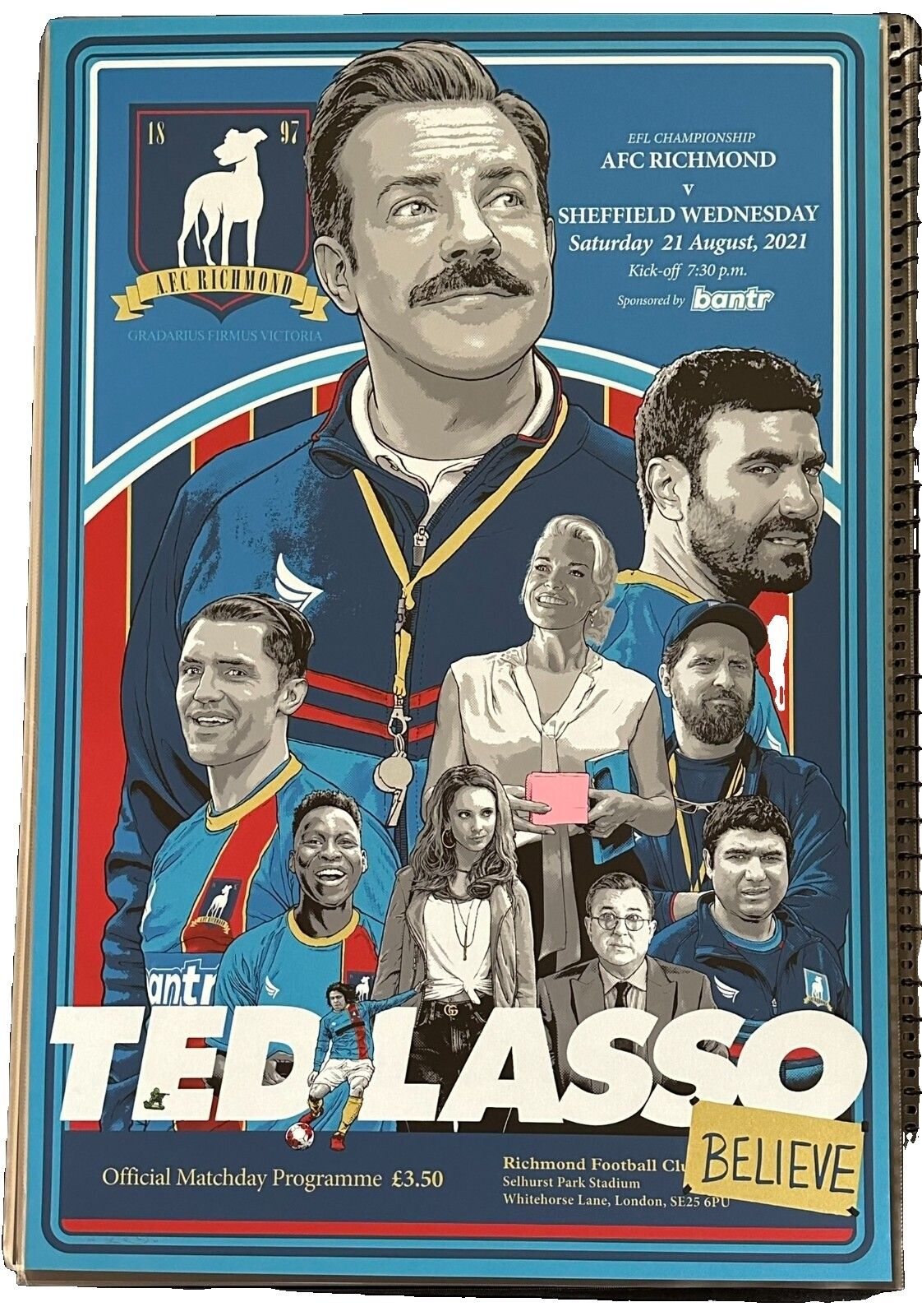 1122x1600 Ted Lasso Poster