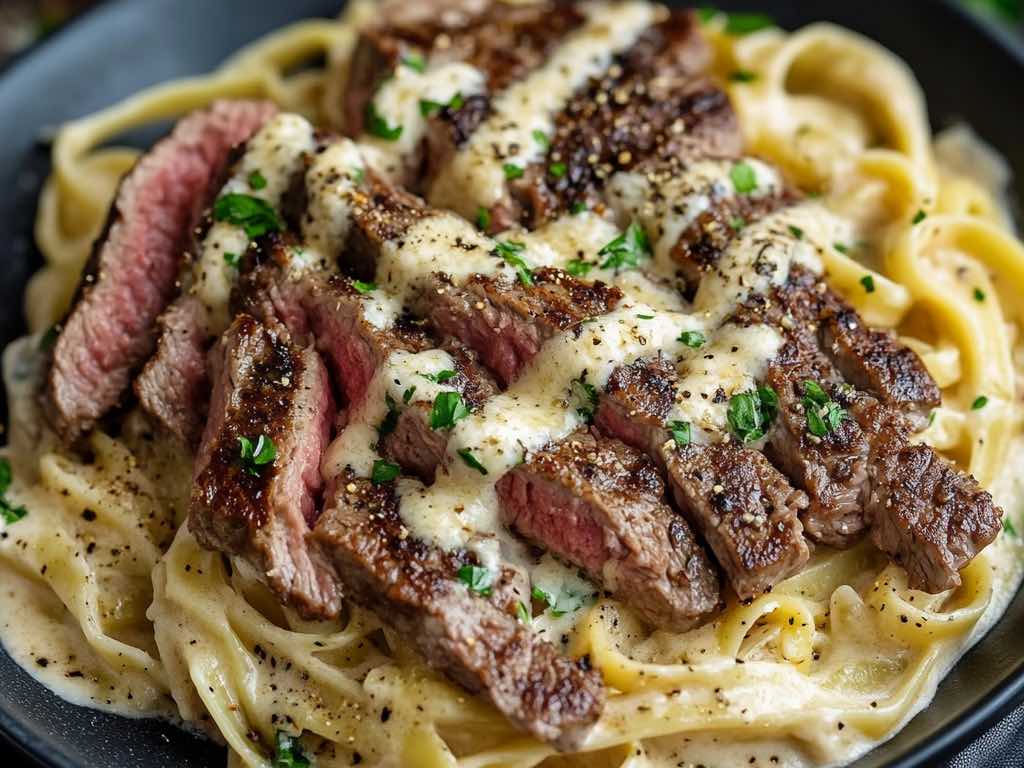 1024x768 Indulge in Luxury: The Ultimate Steak Alfredo Recipe