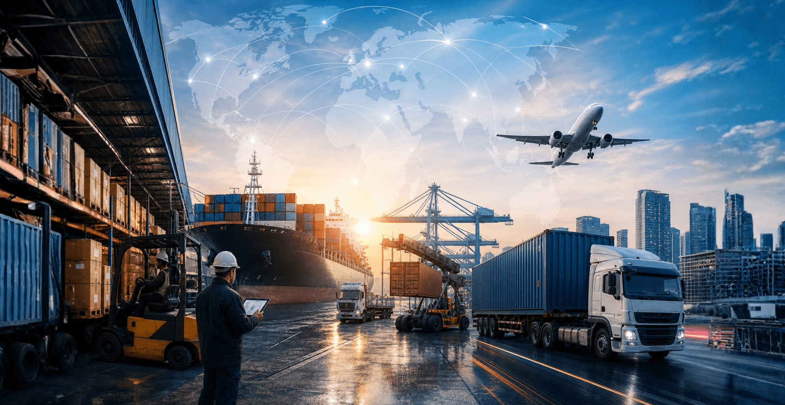 1600x826 Global Freight Forwarding Company India