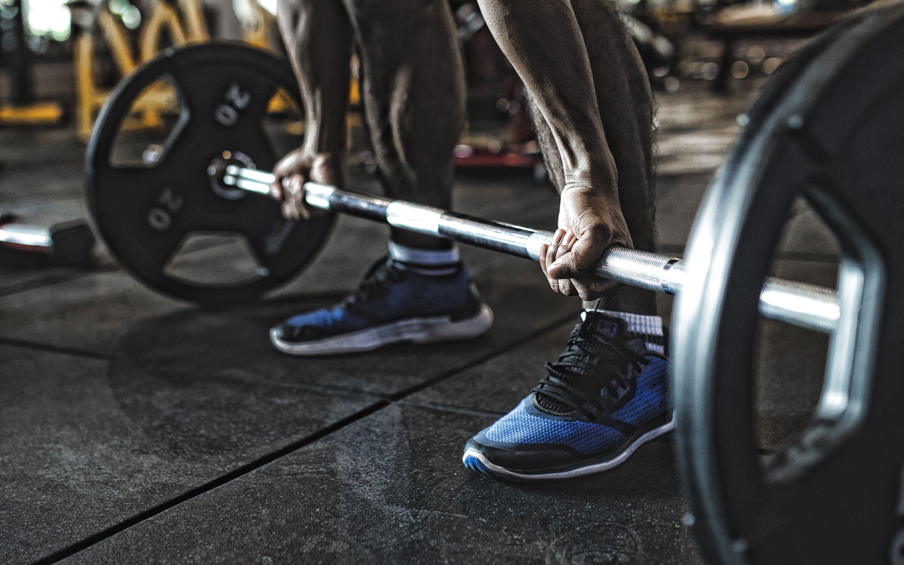 2880x1800 Download wallpaper gym, weight lifting, bodybuilding, gyms concerts, barbell, exercise with barbell for desktop with resolution 2880x1800. High Quality HD picture wallpaper