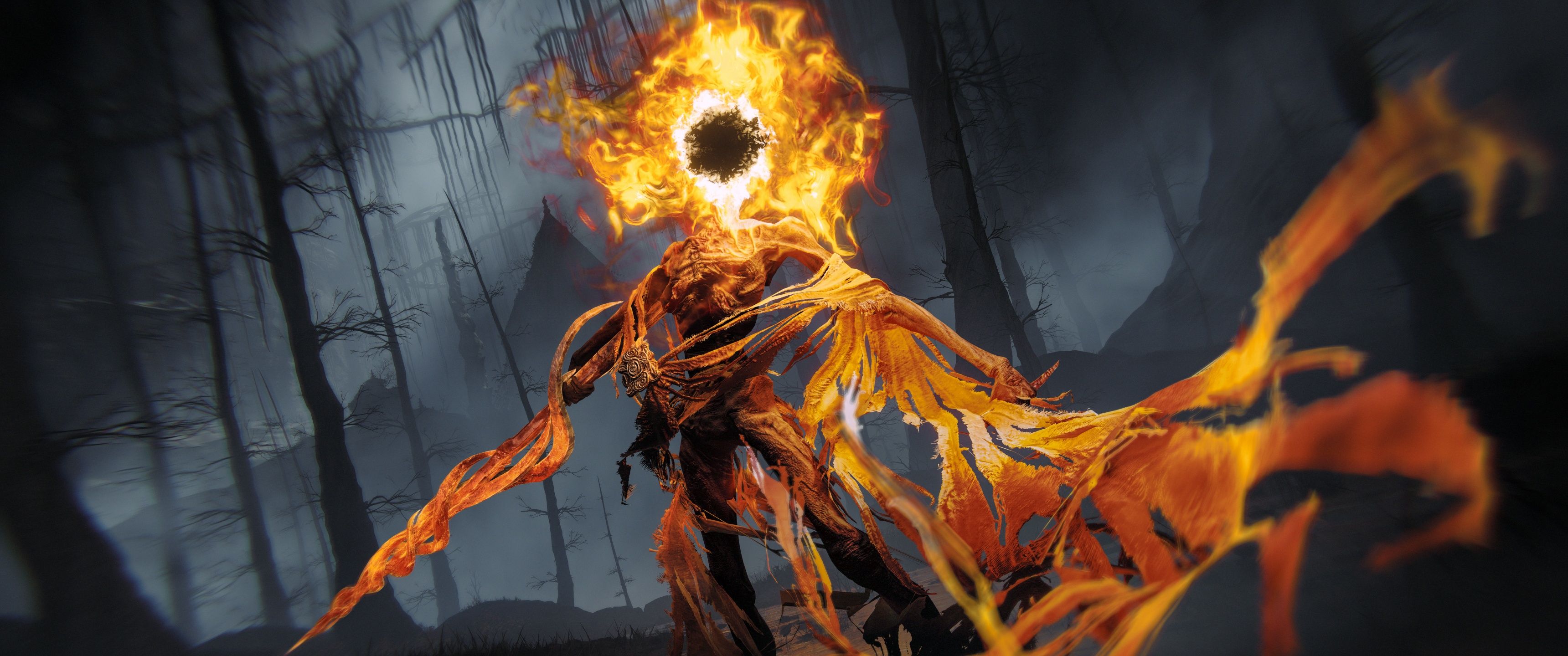 3440x1440 Midra Lord of Frenzied Flame Wallpaper 4K, Elden Ring, Boss Fight