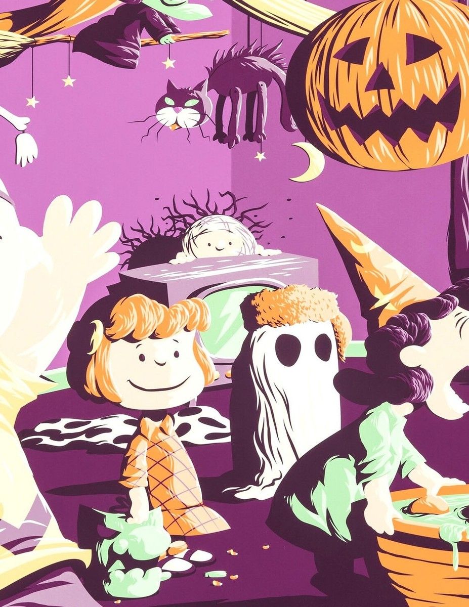 927x1200 Its the Great Pumpkin Charlie Brown Snoopy Peanuts Halloween Poster Print Wall