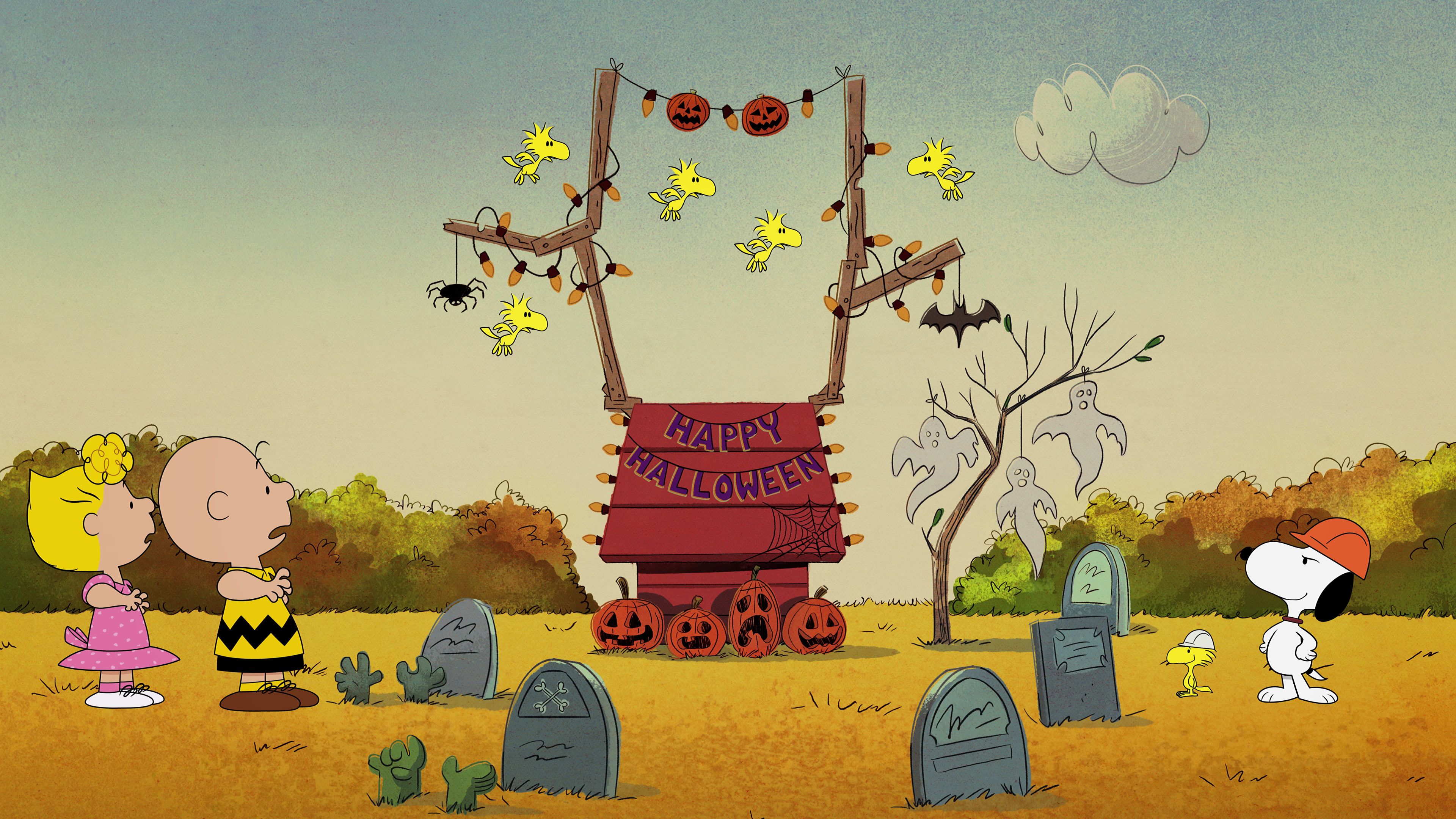 3840x2160 The Snoopy Show Halloween 4K Ultra HD Wallpaper Delightx2160