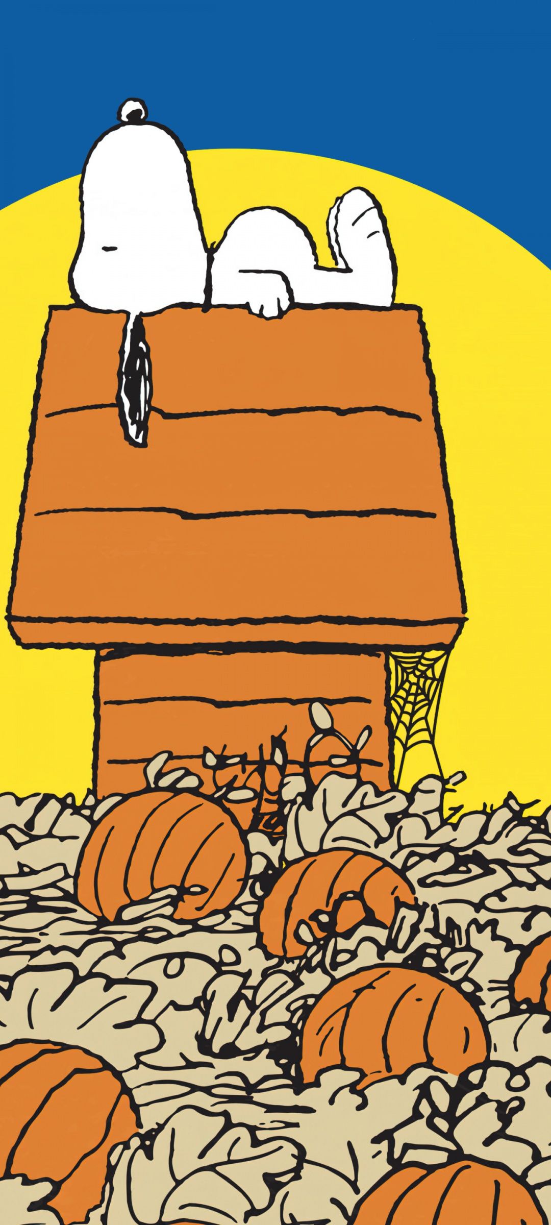 1080x2400 Snoopy iPhone Halloween Wallpaper
