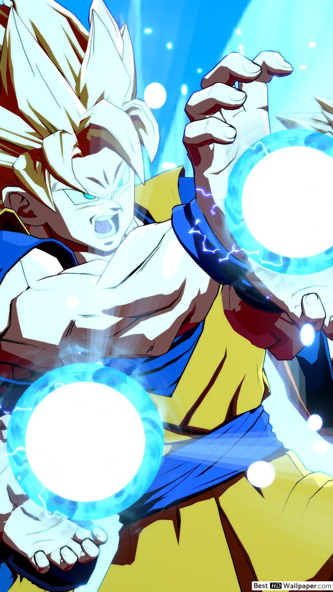 1080x1920 Goku Kamehameha Wallpaper