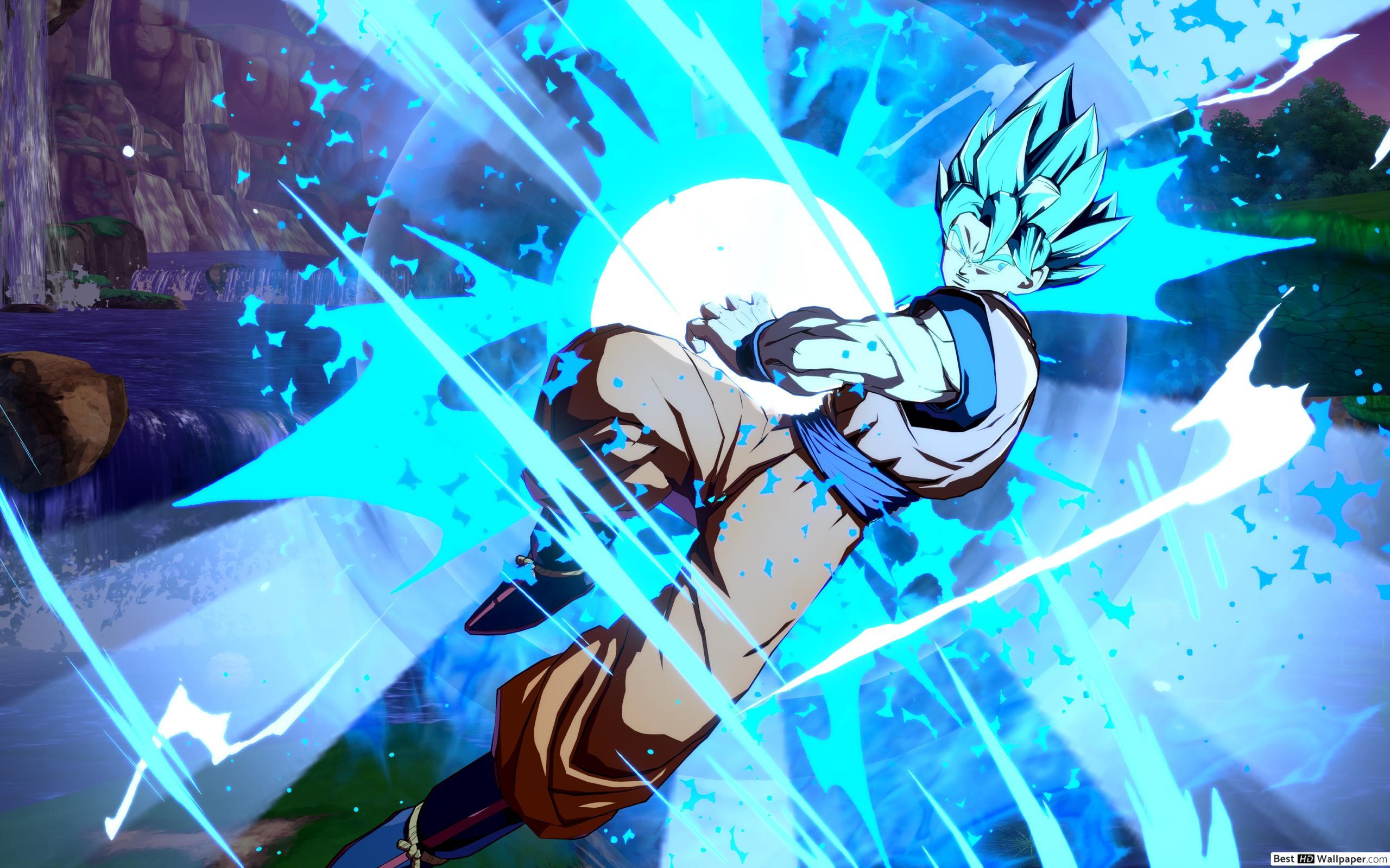 2560x1600 Goku's kamehameha wave HD wallpaper download