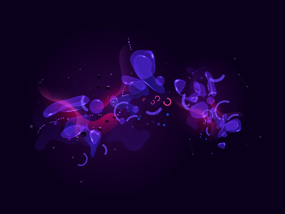 1152x864 Amoeba Wallpaper