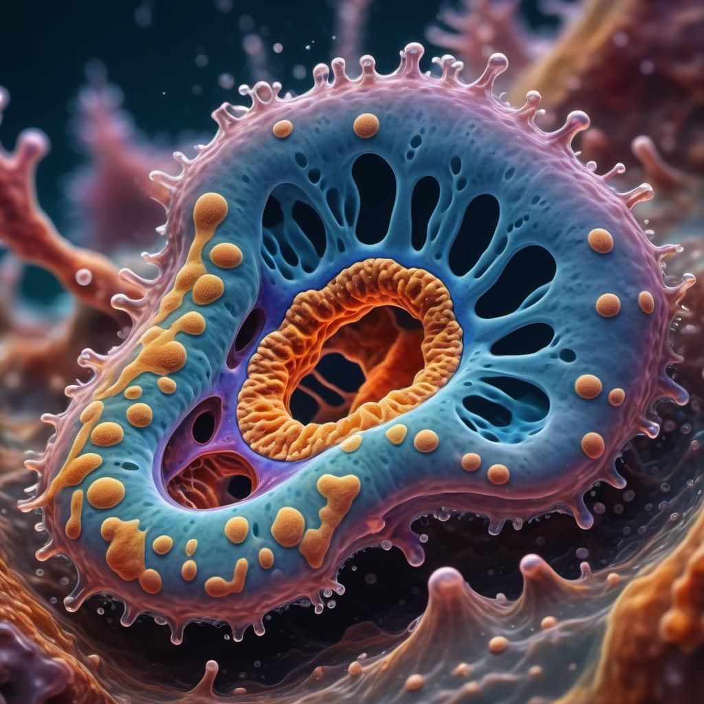1024x1024 amoeba under a microscope