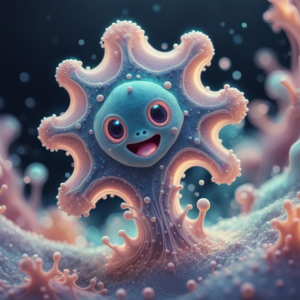 1024x1024 A cute amoeba