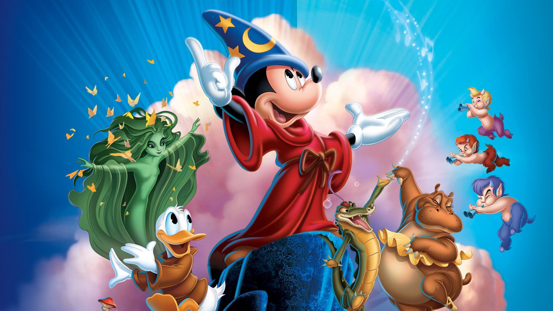 1920x1080 Fantasia 2000 HD Wallpaper: Magical Movie Moments with Mickey & Friendsx1080