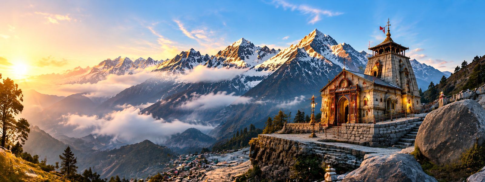 1600x600 Char Dham Packages