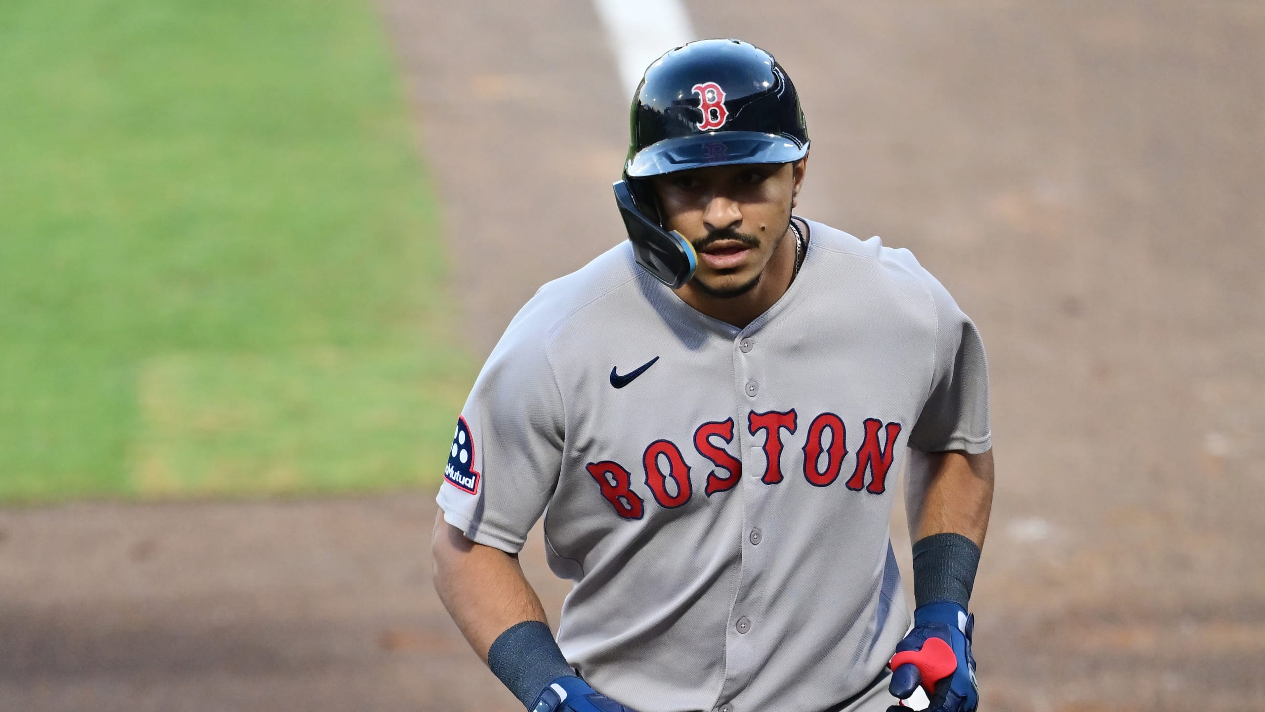 2560x1440 Red Sox in Review: David Hamilton played in too many games this year. Over the Monster