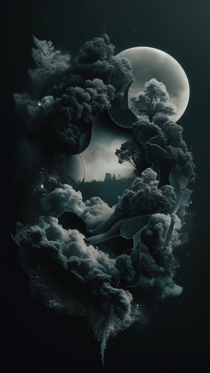 720x1280 Ethereal Dark Aesthetic Wallpaper for Android