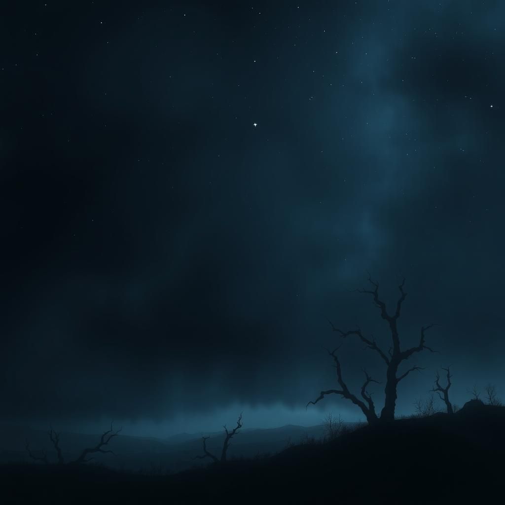 1024x1024 Discover the Depths of Darkness: Ethereal Background