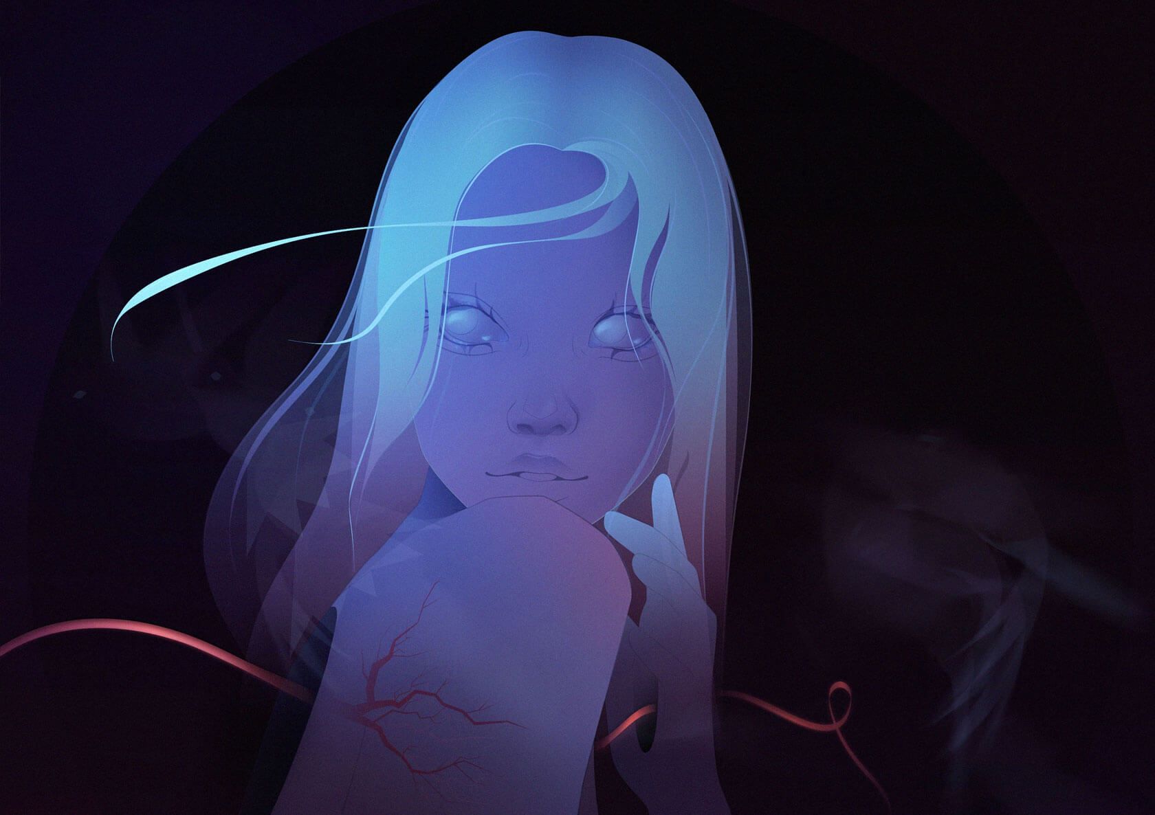 1680x1186 Ethereal Dark Fantasy Illustrations by Nadya Beskhmelnitsyna. Daily design inspiration for creatives